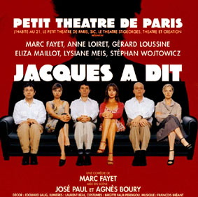 Jacques à dit de Marc Fayet, musique Francois Breant