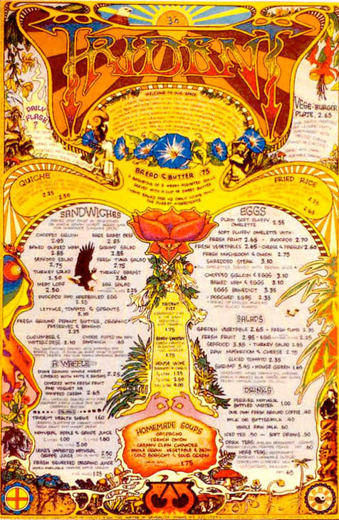 Menu du restaurant "le Trident"